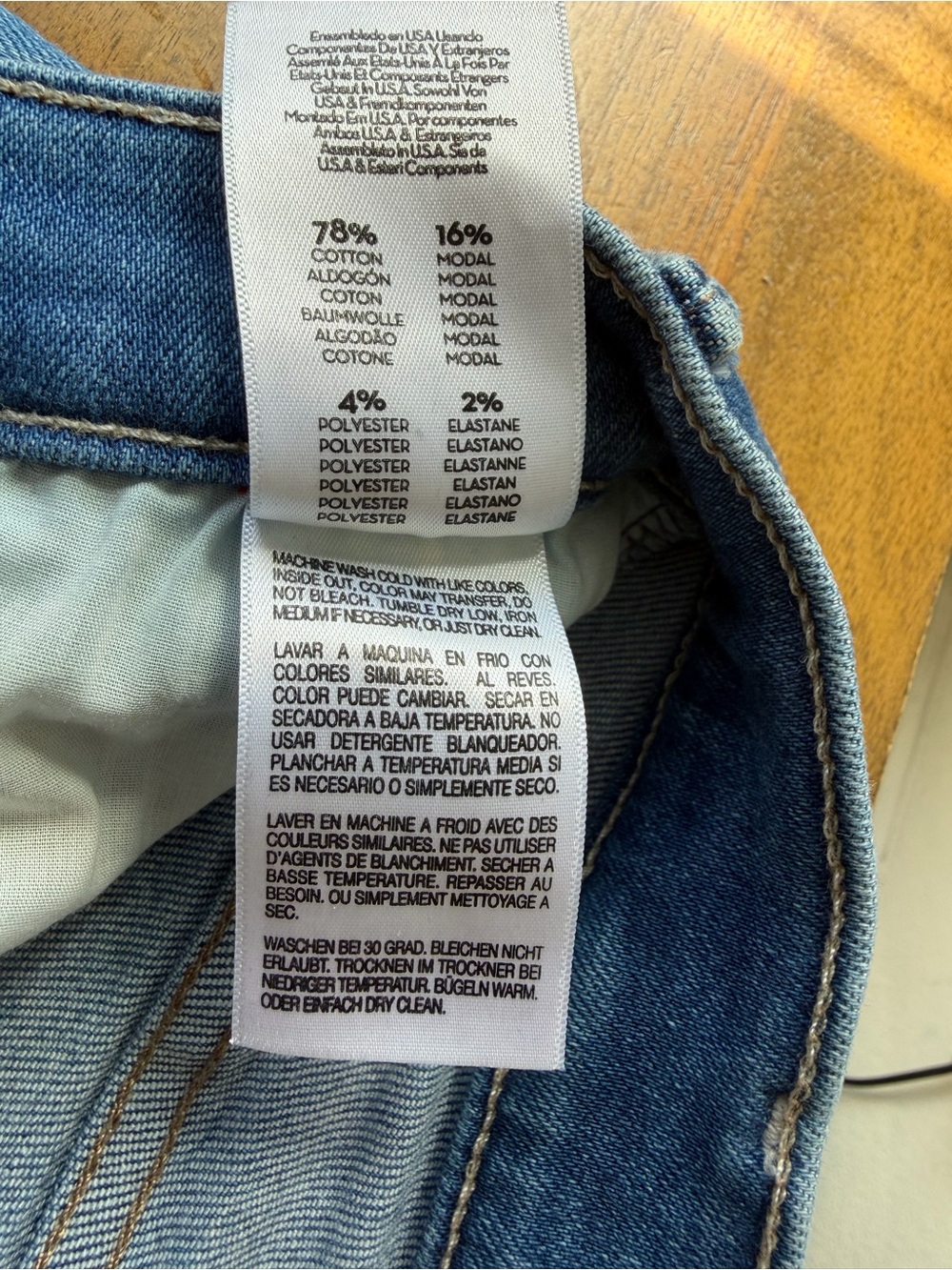 MOTHER Light Blue Ankle Crop Jeans with Frayed Hem - Picture 10 of 10